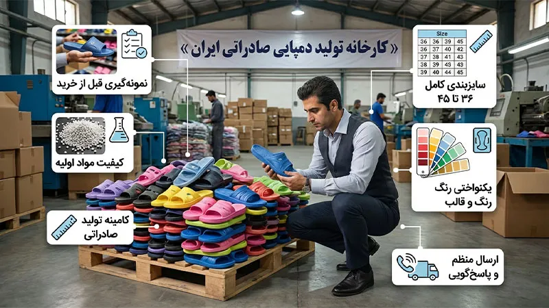 راهنمای خرید از کارخانه دمپایی قم