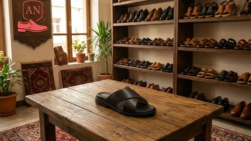 صندل لژدار چرمی