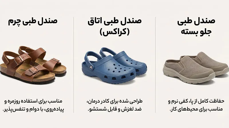 انواع صندل طبی